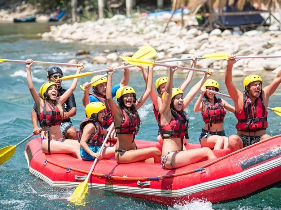 Antalya Triple Thrill: Rafting, Quad & Zipline Combo