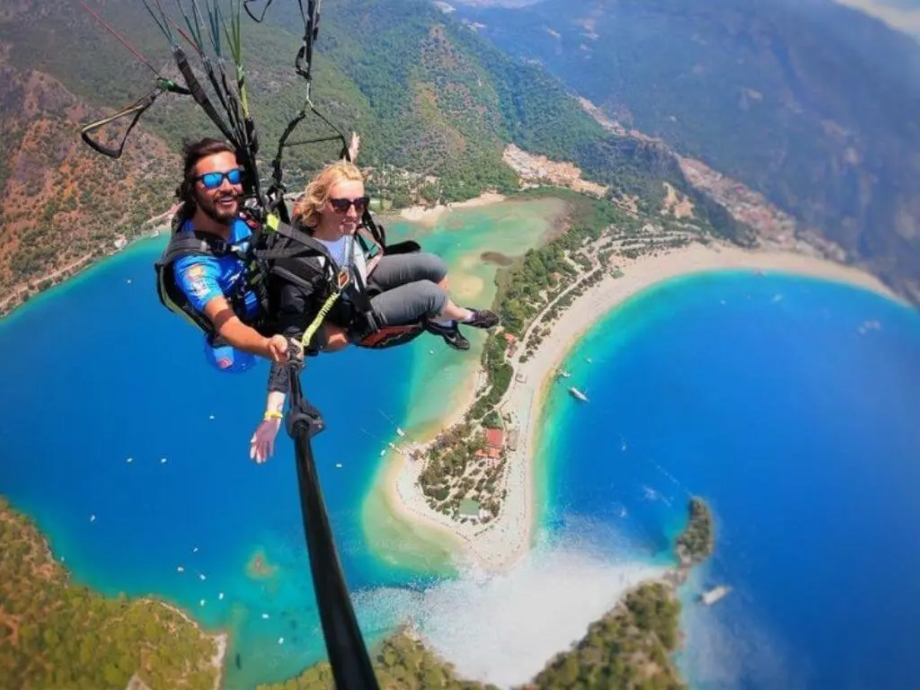Sky High Over Oludeniz: Paragliding Adventure from Fethiye