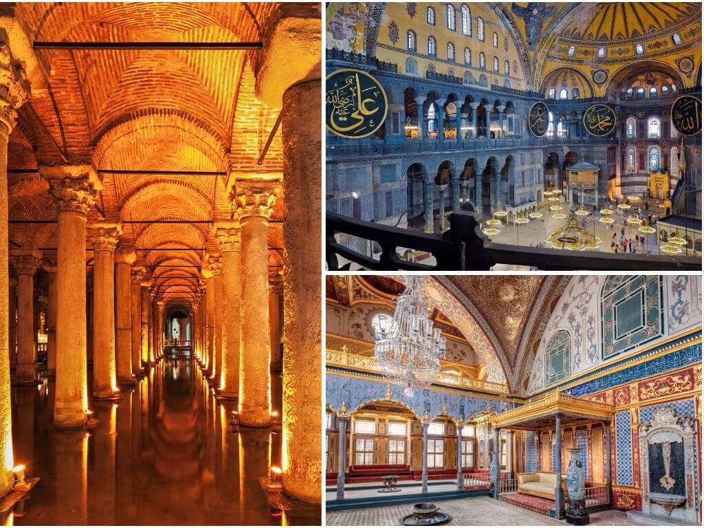 Istanbul's Historic Trio: Hagia Sophia, Topkapi & Basilica Cistern (Entrance Fees Included)