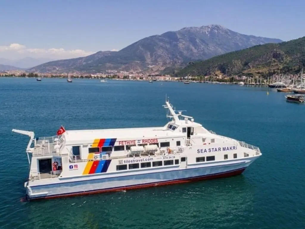 Fethiye to Rhodes: Fast Ferry Day Trip with Hotel Transfers